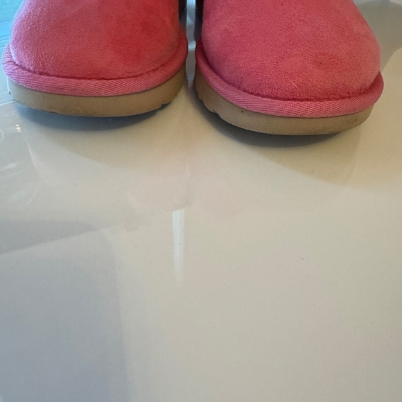 UGG MINI BAILEY BOW II BOOTS, PINK ROSE (PKRS), WOMEN'S SIZE 8 - Picture 5 of 10